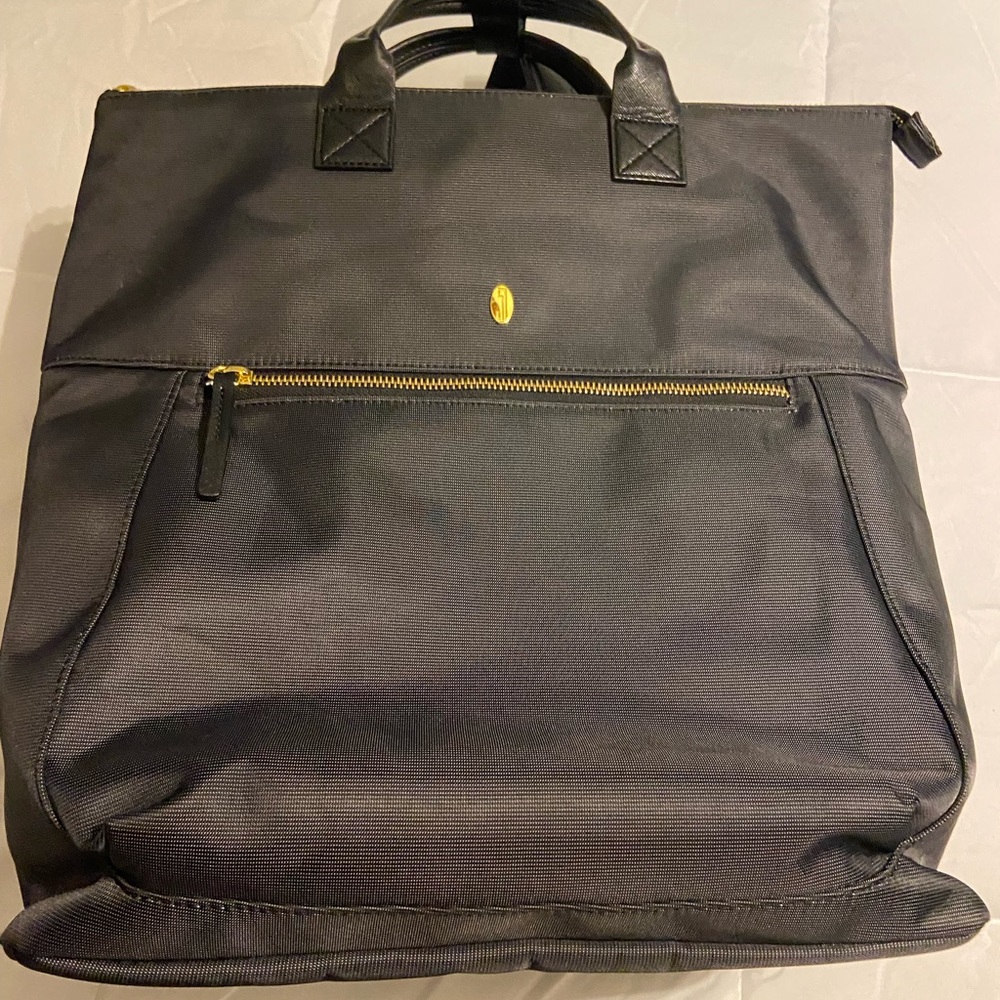 Idaho Jones wearable breast pump bag, Backpack, Diaper Bag, black, purse, laptop